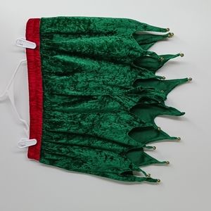 Christmas costume Elf shorts with jingle bells-sz L (36/38)